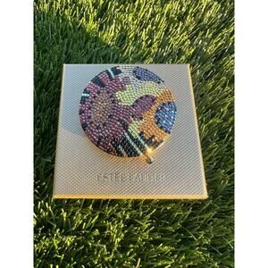 BEST ESTEE LAUDER by JUDITH LEIBER 2004 SPARKLING FLOWERS POWDER COMPACT NIB